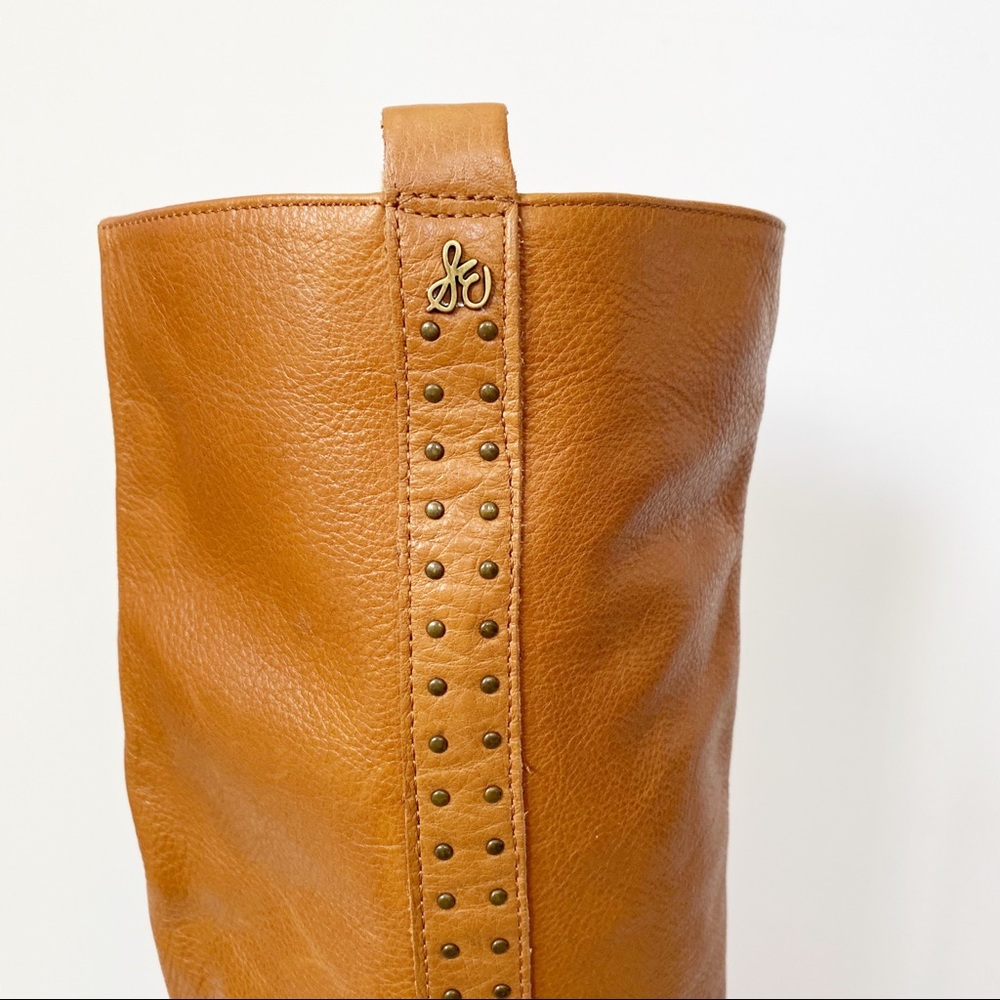 Sam Edelman Prina Riding Boot Athletic Fit Whiskey - Picture 4 of 10